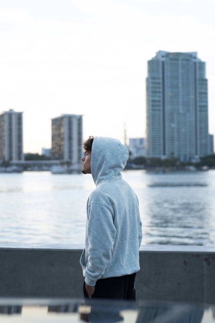 Pure Grey Hoodie